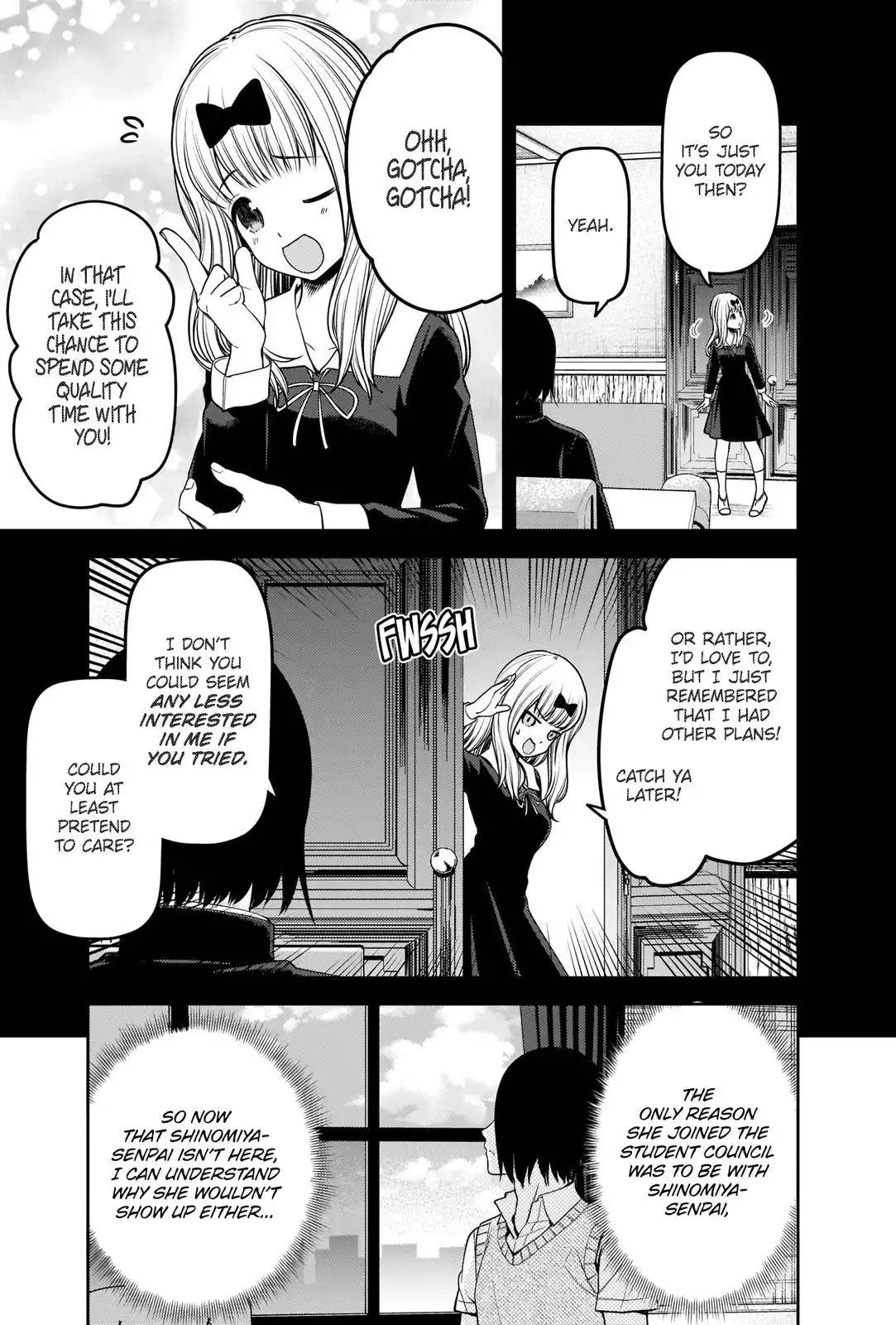 Kaguya-sama wa Kokurasetai - Tensai-tachi no Renai Zunousen Chapter 244 3